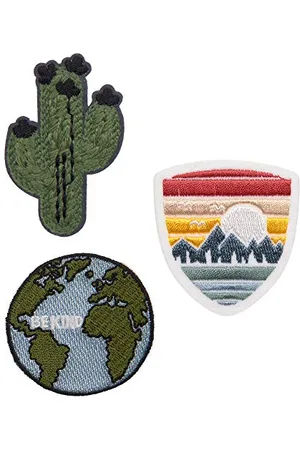 LÄSSIG Textilsticker selbstklebend/Textile Woven Sticker Worldwide