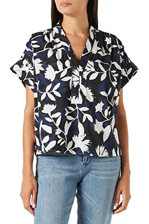 Benetton Damen Blusa 5NEJDQ01D Bluse, , L