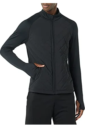 Amazon Herren Gesteppte Aktivjacke aus Performance-Stretch mit schmaler Passform, , XS