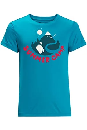 Jack Wolfskin Unisex Kinder Summer Camp T-Shirt, , 128 cm