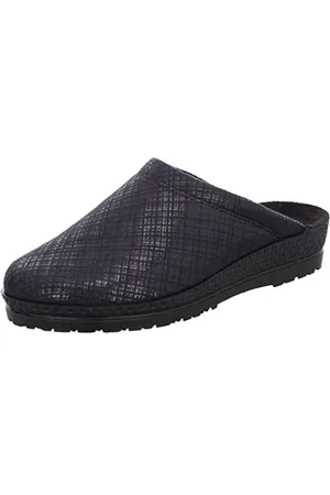 Rohde Damen Pantoffel Keilabsatz Hausschuh Microvelour Neustadt-D 2297, Größe:42 EU, Farbe: