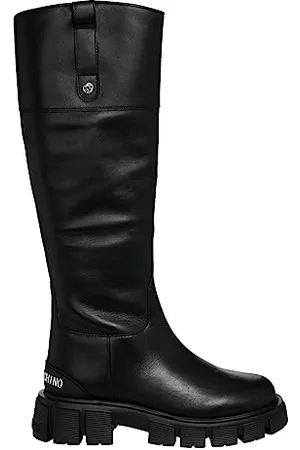 Moschino Damen hohe Stiefel Black 38 EU