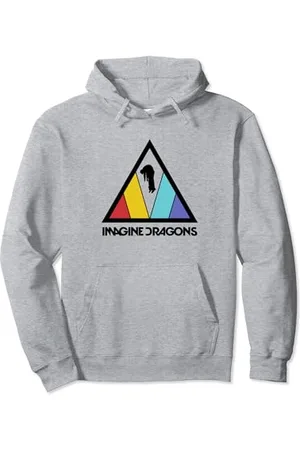 Imagine Dragons Triangle logo Hoodie, grey