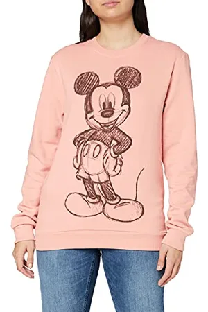 Disney Damen Mickey Forward Sketch Sweatshirt, , M EU
