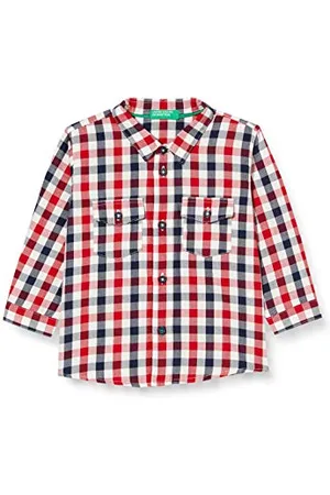 Benetton (Z6ERJ) Jungen Camicia Hemd, , 74