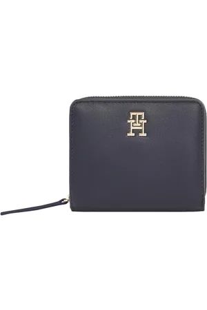 Tommy Hilfiger Damen Geldbörse Logotape Klein, Blau (Space Blue), Einheitsgröße