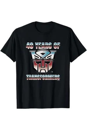 TRANSFORMERS 40th Anniversary Autobot Vintage Metallic Logo T-Shirt