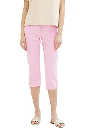TOM TAILOR Damen Tapered Relaxed Fit Capri Hose