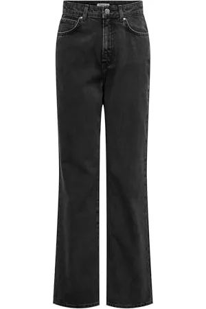 ONLY Female Straight-Fit Jeans ONLSILJE Hohe Taille Gerade geschnitten Jeans