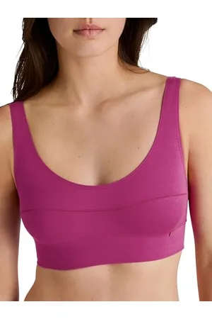 Calida Elastic Bustier Damen, mit breitem Softbund, natürlich atmungsaktive und weiche Single Jersey-Qualität