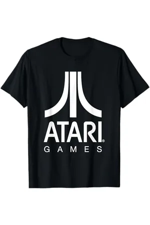 Atari T-Shirt Unisex Adult Retro-Klassisch Kurzarm Crew-Neck T-Shirt S