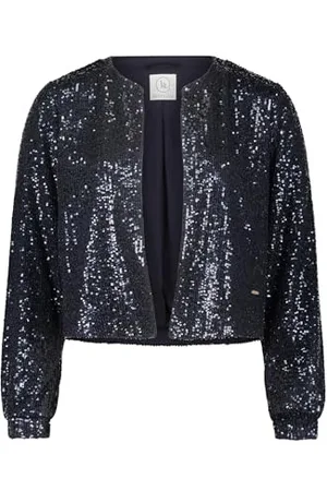 Betty & Co Festliche Damen Jacke mit Pailletten