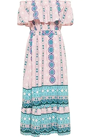 IZIA Damen Carmenkleid, , S