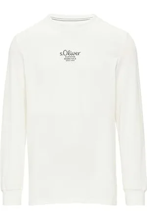 QS by s.Oliver Langarmshirt mit Logo Stitching