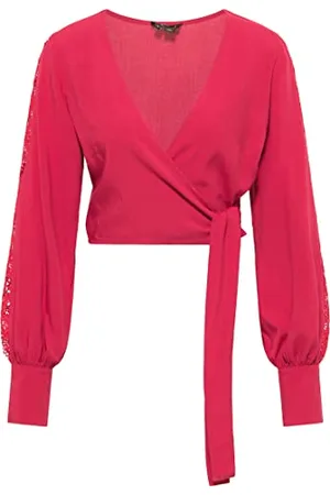 Faina Damen Wickelbluse, , L