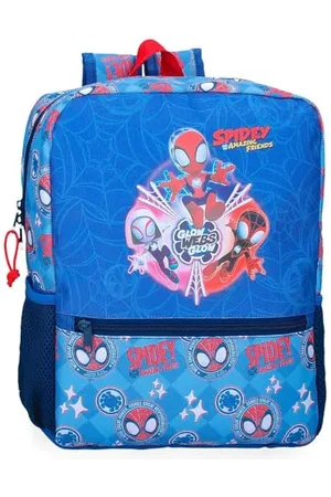 Marvel Disney Spidey Power of 3, Kinderrucksack, Schulrucksack, breite Träger, ergonomisch und gepolstert, Verschiedene Taschen von Joumma Bags., , Rucksack 33