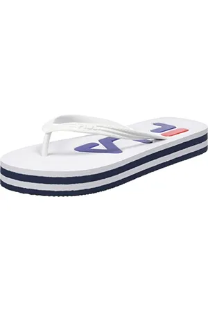 Fila Damen Troy Zeppa Slipper wmn Flipflop, White, 42 EU