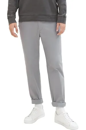 TOM TAILOR Herren Regular Tapered Fit Chino Hose, Explicit Grey, XL