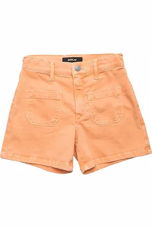 Replay Mädchen Shorts Sijan mit Stretch, (Orange), 14 Jahre