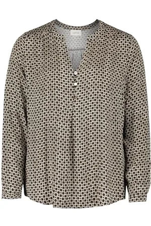 Cartoon Damen Casual-Bluse mit Knöpfen ,34