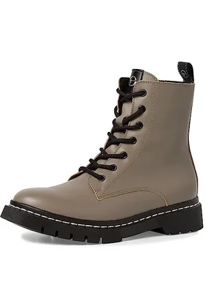 Tamaris Damen Schnürstiefel Blockabsatz; /grün; 36