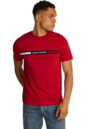 Tommy Hilfiger Herren Hilfiger Chest Insert Tee MW0MW36498 S/S T-Shirt, , S