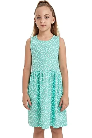 DeFacto Mädchen Kleid - Modisches Kleid für stilbewusste Mädchen