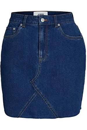 JACK & JONES JJXX Damen Jxhazel Short Skirt Hw Rh AKM Denim Ln Rock, , M