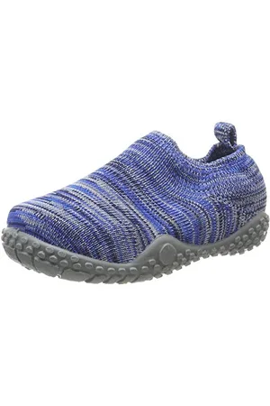 Playshoes Strick, Unisex-Kinder Niedrige Hausschuhe, Blau (Blau 7), 28/29 EU (10.5 Child UK)