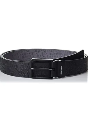 Armani Exchange Herren Wendbarer Gürtel mit geprägtem Logo. Belt, , TU