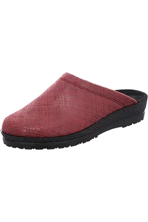 Rohde Damen Pantoffel Keilabsatz Hausschuh Microvelour Neustadt-D 2297, Größe:40 EU, Farbe: