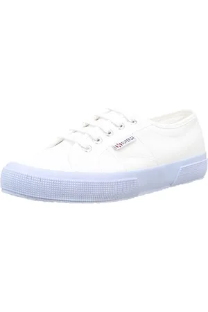 Superga Unisex 2750-Cotu Classic Gymnastikschuh, White-Azure Erica, 35 EU