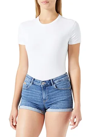 ONLY Damen Onldaisy Life Reg Push Up Shorts Raw EXT, , 27