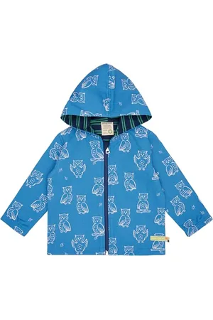 loud + proud Wasserabweisende Jacke aus Biobaumwolle mit Druck, GOTS zertifiziert