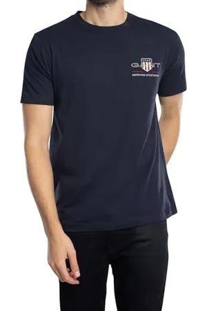 GANT Herren REG Shield EMB SS ARCHIV Logo T-Shirt, , S