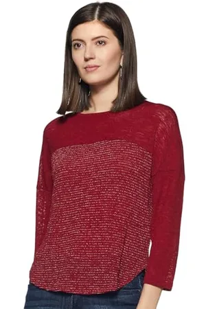 ONLY Damen Onldebra 3/4 Glitter TOP JRS Sweatshirt, per Pack , 36 (Herstellergröße: S)