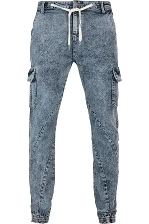 Urban classics Herren Denim Cargo Jogging Pants Hose, , XL