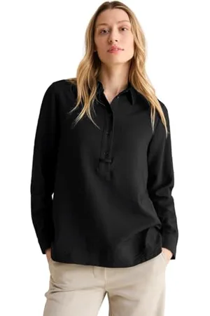 CECIL Damen B345246 Bluse In Unifarbe, , L EU