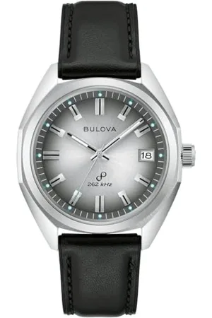 BULOVA Herren Analog Classic Uhr mit Leder Armband 96B414