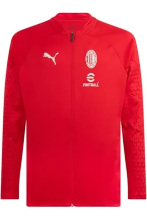 PUMA AC Milan Unisex Trainingsjacke 23/24 Jacke, for All Time Red-Feather Gray, L