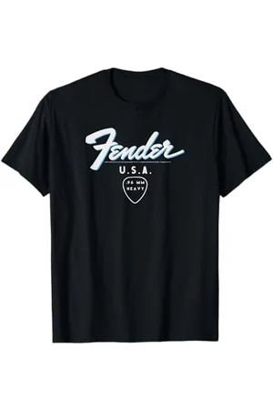 Fender U.S.A. .96 MM Heavy Classic Guitar Pick Poster T-Shirt