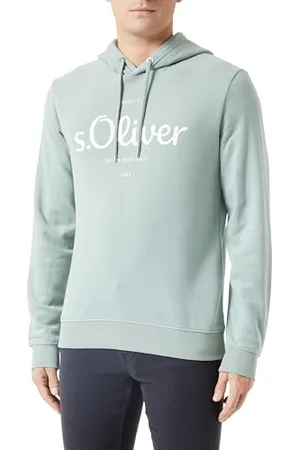 QS by s.Oliver Herren Logo-Sweatshirt mit Kapuze Logo-Sweatshirt mit Kapuze, , S