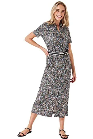 Garcia Damen C30081_Ladies Dress Kleid, Black, XS
