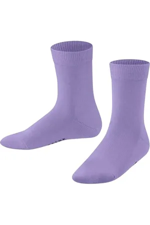 Falke Unisex Kinder Socken Family K So nachhaltige Baumwolle einfarbig 1 Paar, , 19-22