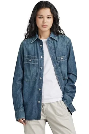 G-Star RAW Herren Nimes Regular Hemd EV