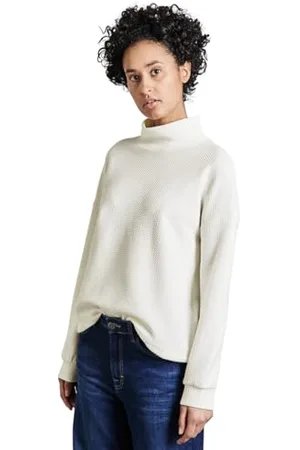 Street one Shirt mit feiner Struktur