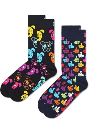 Happy Socks Classic Dogs Half Socks 2 Pairs EU 36-40