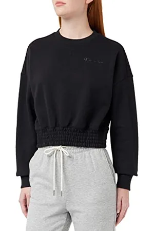 Champion Damen Loungetech Oversize Crewneck Kapuzenpullover, , M