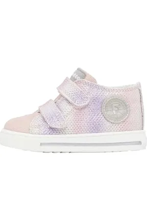 Falcotto Jungen Mädchen Michael Sneaker, Rosa Regenbogen, 19.5 EU