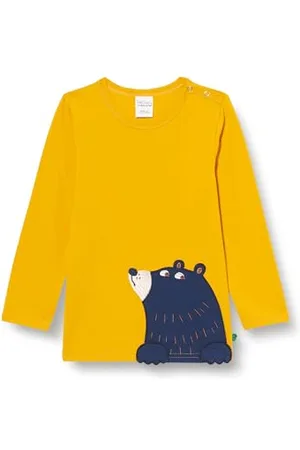 Green Cotton Bear Applique l/s T Baby